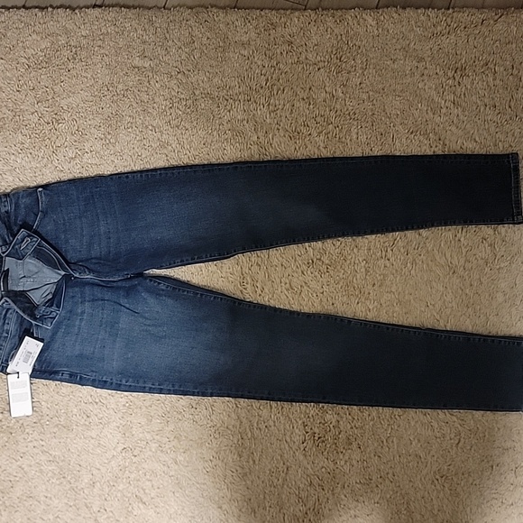 Emporio Armani Blue Relaxed Jeans with Subtle Fading - Picture 3 of 5